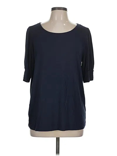 Pre-owned Staccato 3/4 Sleeve T-shirt In Blue