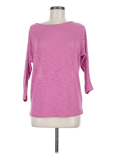 Pre-owned Staccato 3/4 Sleeve T-shirt In Pink