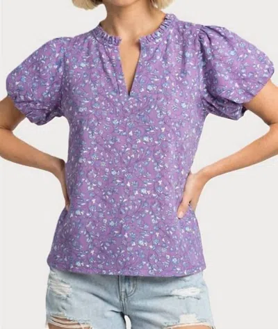 Staccato Bernice Top In Purple