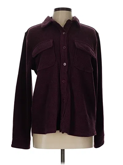 Pre-owned Staccato Cardigan Sweater In Burgundy
