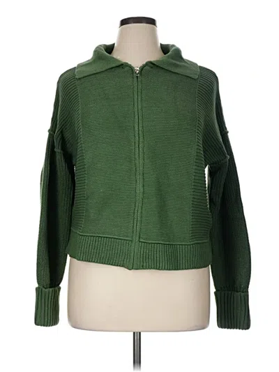 Pre-owned Staccato Cardigan Sweater In Green