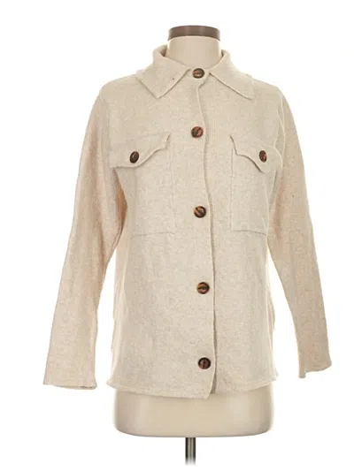 Pre-owned Staccato Cardigan Sweater In Tan