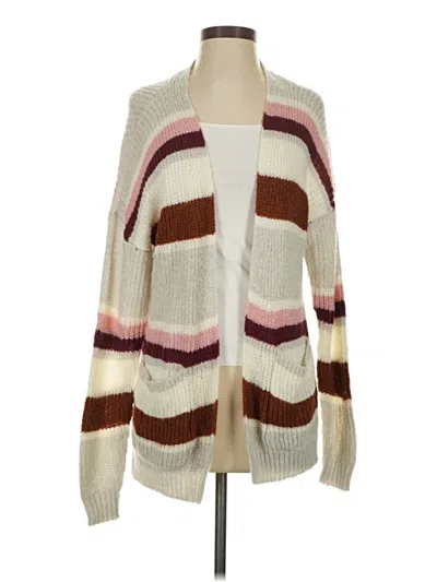 Pre-owned Staccato Cardigan Sweater In White