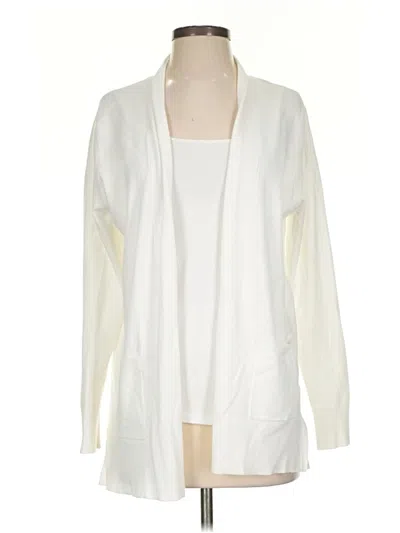 Pre-owned Staccato Cardigan Sweater In White
