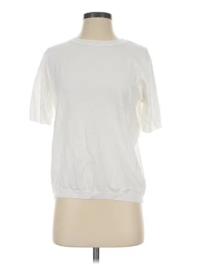 Pre-owned Staccato Cardigan Sweater In White