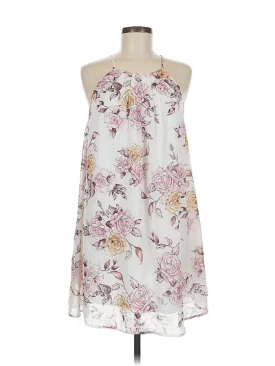 Pre-owned Staccato Casual Dress In White