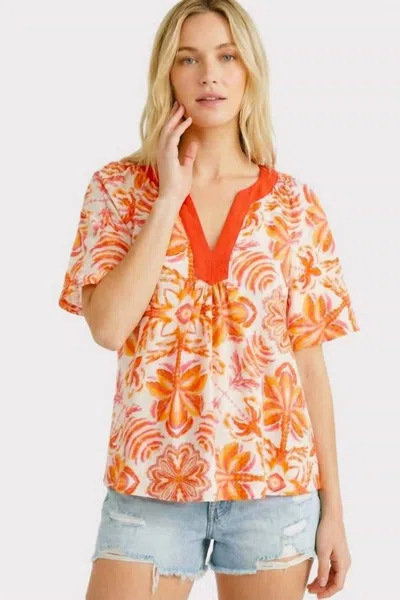 Staccato Catrina Top In Orange