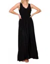 Staccato Lola Maxi Dress In Black In Black