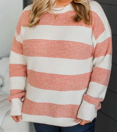 Staccato Cressida Sweater In Coral In Pink