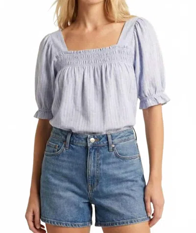 Staccato Hearst Top In Blue In Multi
