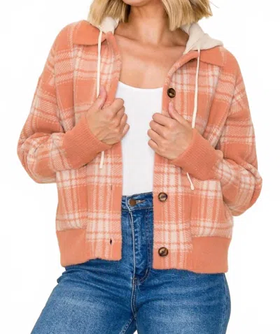 Staccato It's Peachy Jacket In Salmon In Multi