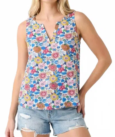 Staccato Jamiee Top In Blue In Multi