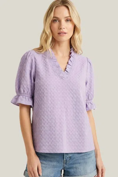 Staccato Lilac Top In Purple In Multi