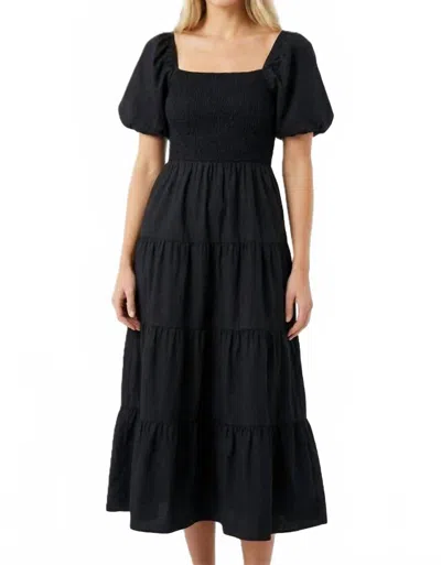 Staccato Listen To The Words Dress In Black