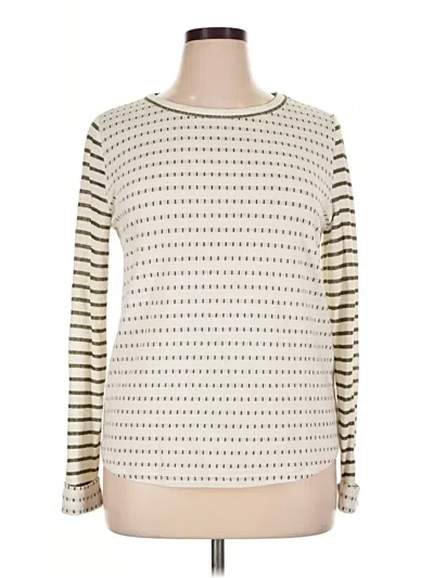 Pre-owned Staccato Long Sleeve T-shirt In Ivory