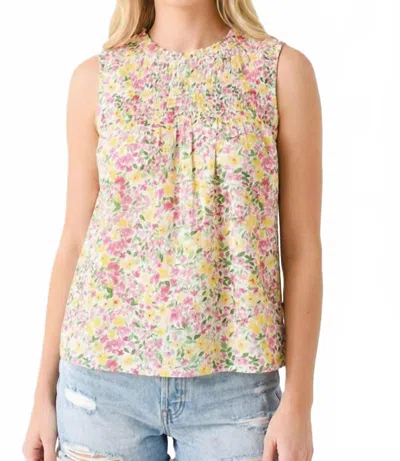 Staccato Midori Top In Pink In Multi