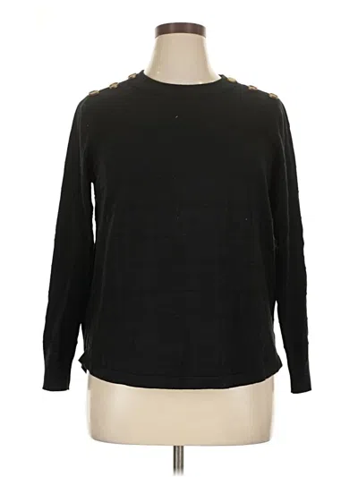 Pre-owned Staccato Pullover Sweater In Black