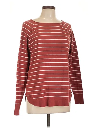 Pre-owned Staccato Pullover Sweater In Burgundy