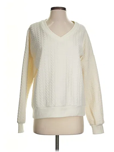 Pre-owned Staccato Pullover Sweater In Ivory