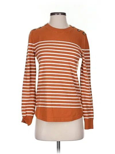 Pre-owned Staccato Pullover Sweater In Orange