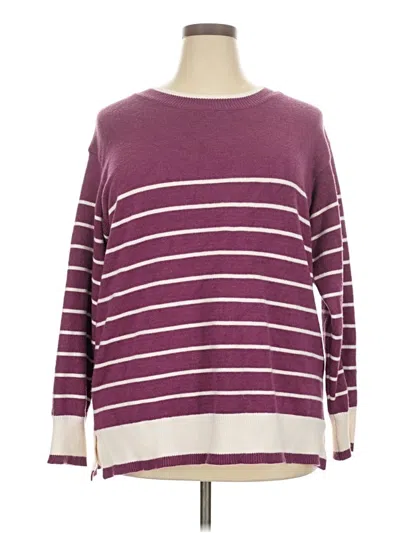Pre-owned Staccato Pullover Sweater In Purple