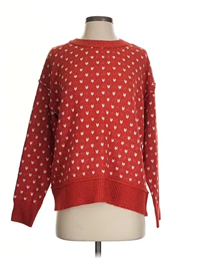 Pre-owned Staccato Pullover Sweater In Red