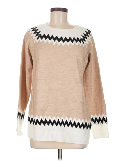 Pre-owned Staccato Pullover Sweater In Tan