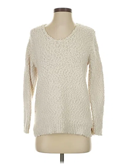 Pre-owned Staccato Pullover Sweater In White