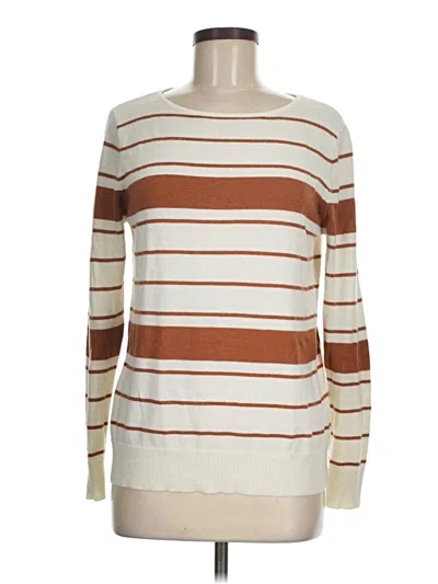 Pre-owned Staccato Pullover Sweater In White