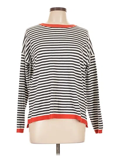 Pre-owned Staccato Pullover Sweater In White