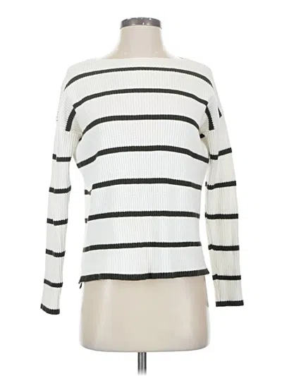 Pre-owned Staccato Pullover Sweater In White