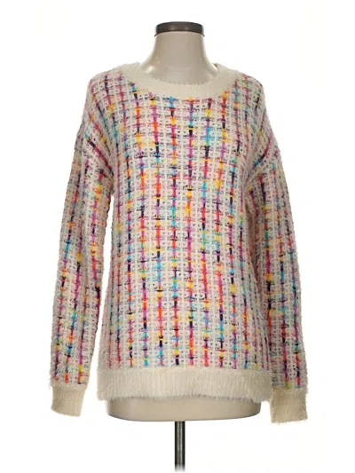 Pre-owned Staccato Pullover Sweater In White