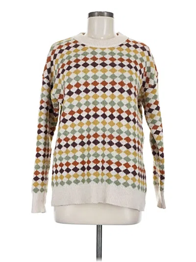 Pre-owned Staccato Pullover Sweater In White