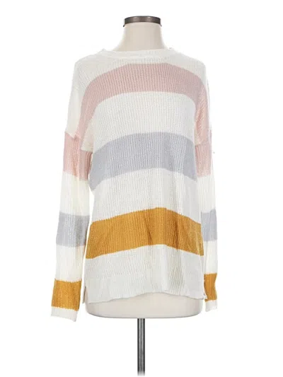 Pre-owned Staccato Pullover Sweater In White