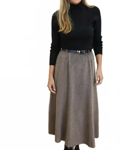 Staccato Ribbed Turtleneck Top In Black