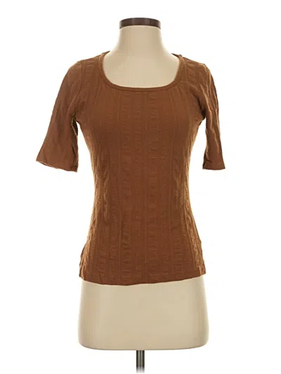 Pre-owned Staccato Short Sleeve T-shirt In Brown