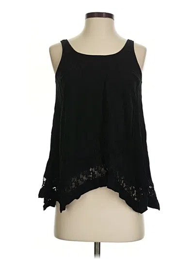 Pre-owned Staccato Sleeveless Blouse In Black