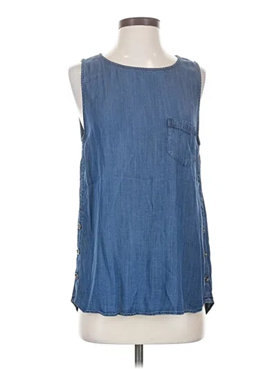 Pre-owned Staccato Sleeveless Blouse In Blue