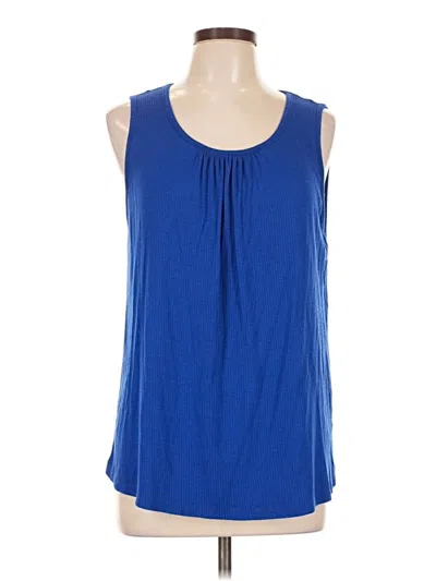 Pre-owned Staccato Sleeveless Blouse In Blue