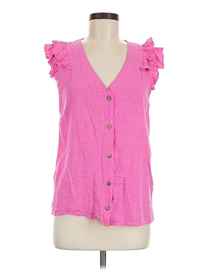 Pre-owned Staccato Sleeveless Blouse In Pink