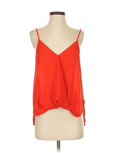 Pre-owned Staccato Sleeveless Blouse In Red