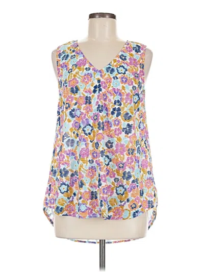 Pre-owned Staccato Sleeveless Blouse In White