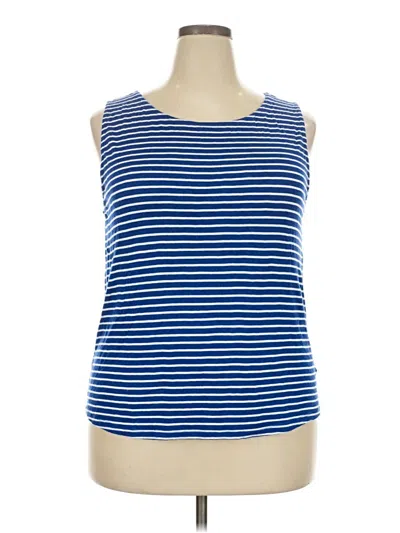 Pre-owned Staccato Sleeveless T-shirt In Blue