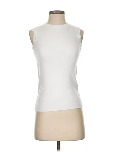 Pre-owned Staccato Sleeveless T-shirt In White