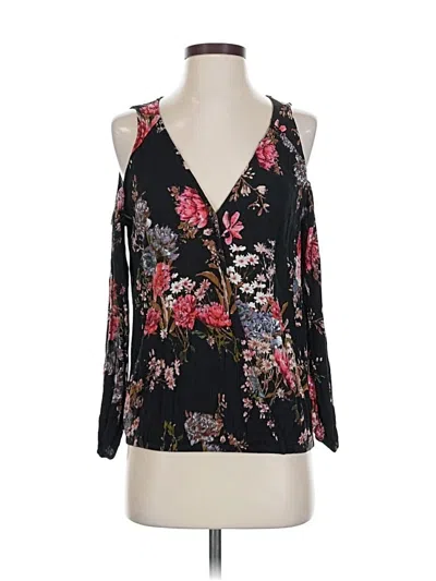 Pre-owned Staccato Tank Top Black Cold Shoulder Neckline Tops