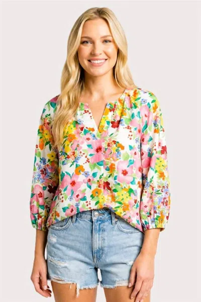 Staccato Winneretta Top In Pink In Multi