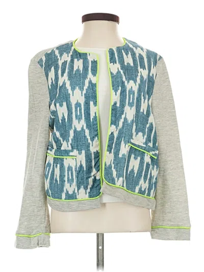 Pre-owned Staci Woo Kimono In Green