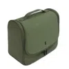 Stackers Green Canvas Hanging Washbag In Green