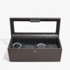 Stackers Men's  Four Piece Watch Box Brown In Brown