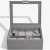 Stackers Men's  Slate Grey Eight Piece Watch Box In Grey